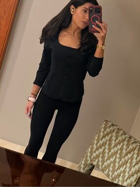 Black Women's Button Top French Connection XS